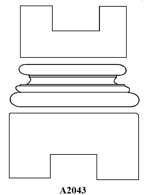 A2043 - Molded Architectural Piece