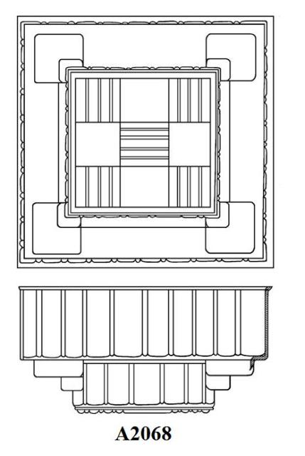 A2068 - Molded Architectural Piece