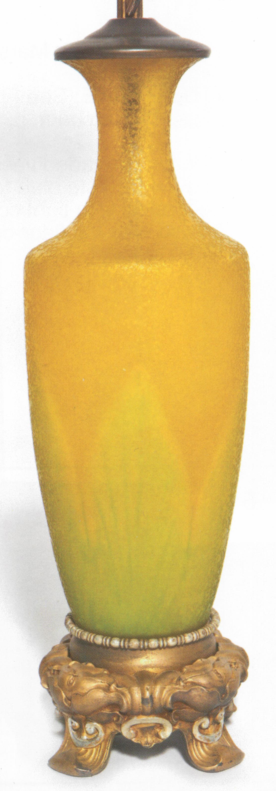 6731 - Yellow Florentia Vase/Lamp