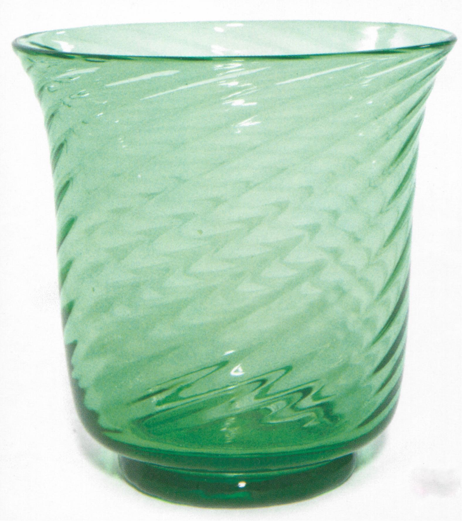 6030 - Pomona Green Transparent Vase