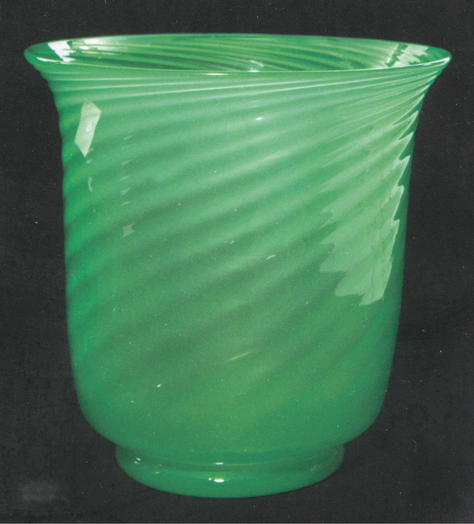 6030 - Green Jade Jade Vase