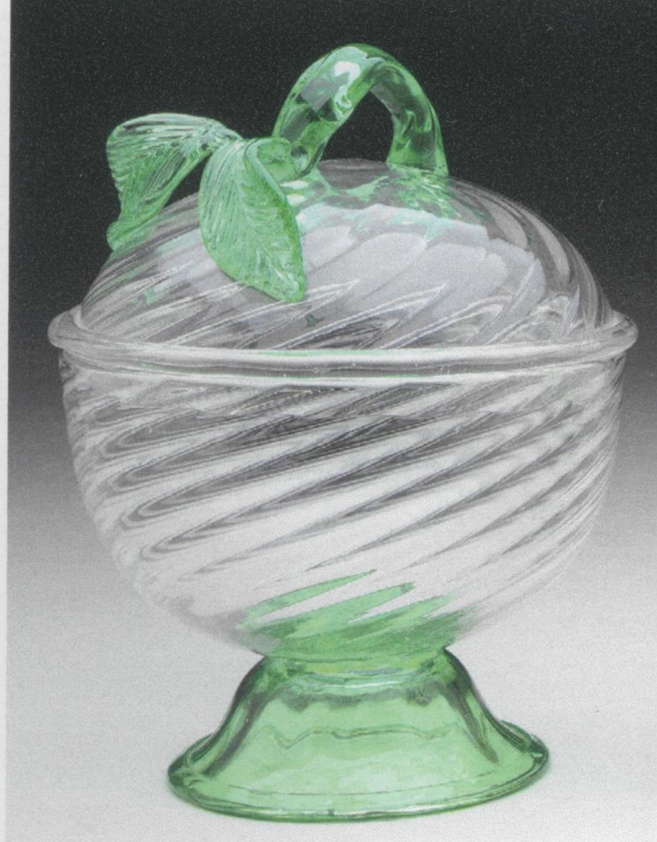 6161 - Colorless Transparent Covered Vase