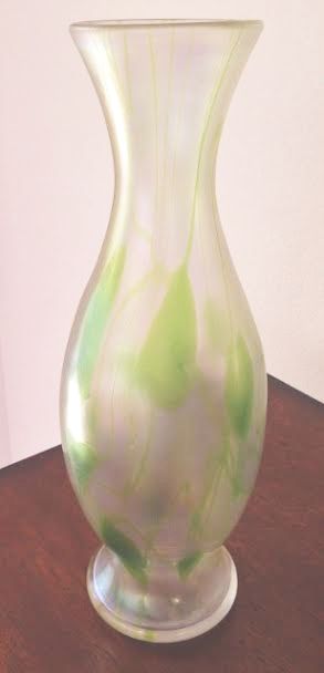 792 - Verre de Soie New Intarsia Vase