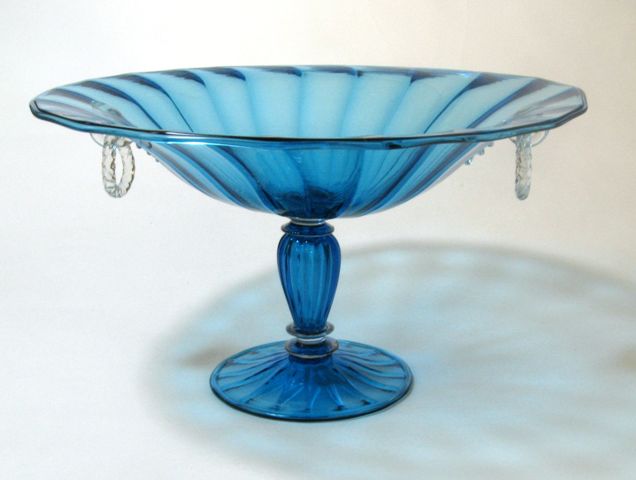 2904 - Celeste Blue Transparent Bowl