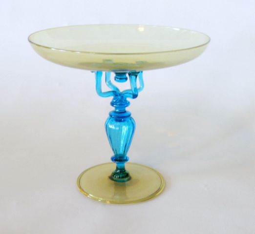 5038 - Amber Transparent Compote