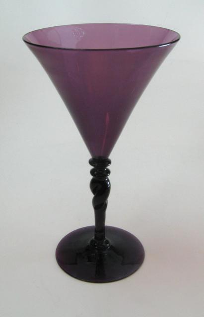 5154 - Dark Amethyst Transparent Goblet