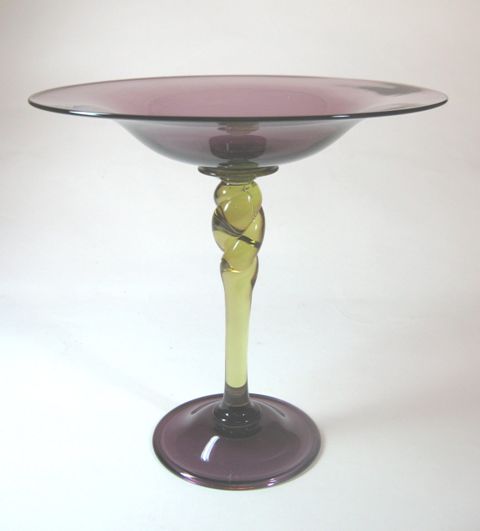 5194 - Amethyst Transparent Compote