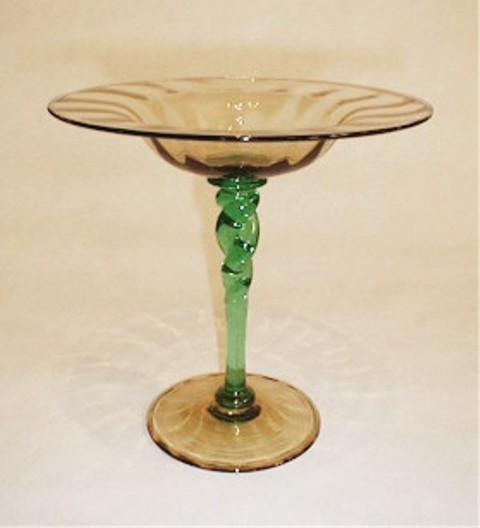5194 - Amber Transparent Compote