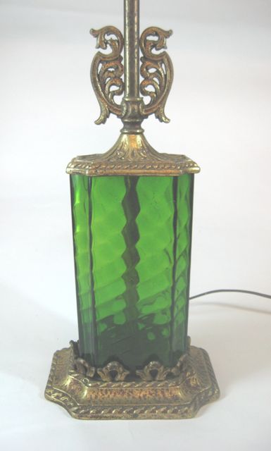 6207 - Pomona Green Transparent Vase/Lamp