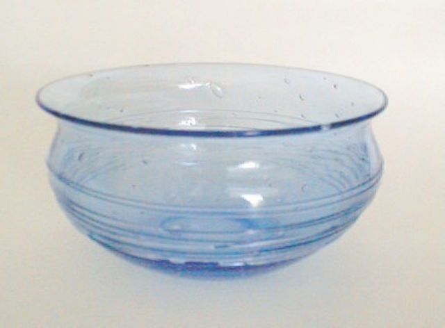 6358 - French Blue Transparent Finger Bowl