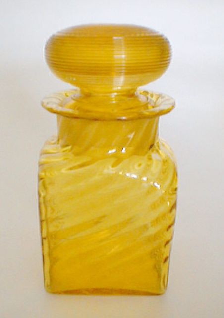3463 - Bristol Yellow Transparent Bottle
