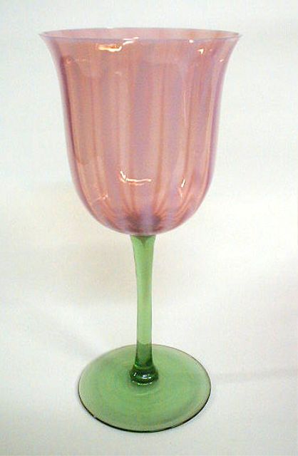 6615 - Oriental Poppy Translucent Goblet