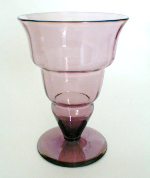 6866 - Amethyst Transparent Goblet