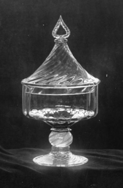 6159 - Unknown Transparent Covered Vase