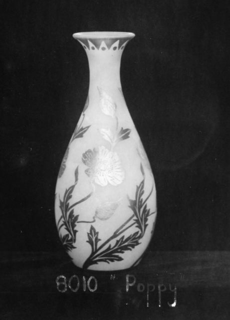 8010 - Unknown Acid Etched Vase