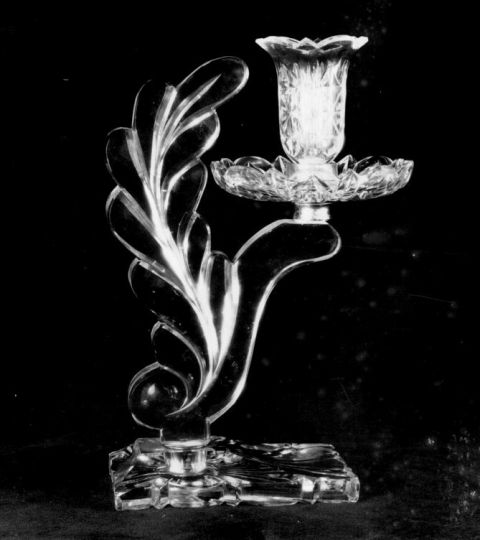 7255 - Unknown Engraved Candlestick