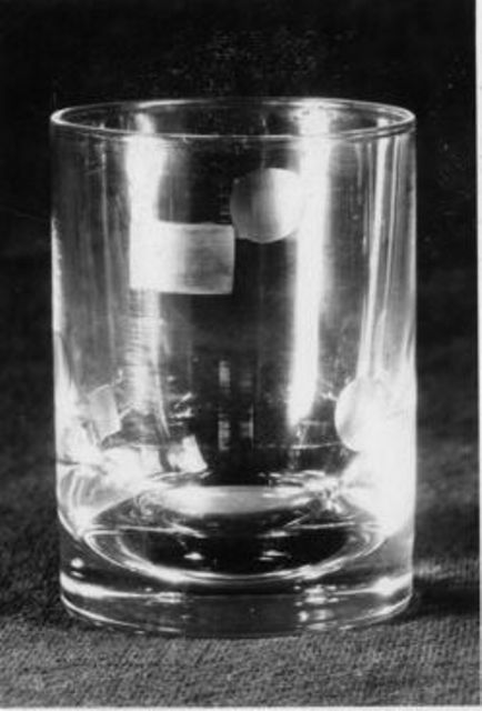7473 - Unknown Engraved Cocktail Glass