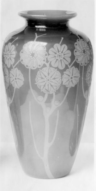 6389 - Unknown Acid Etched Vase