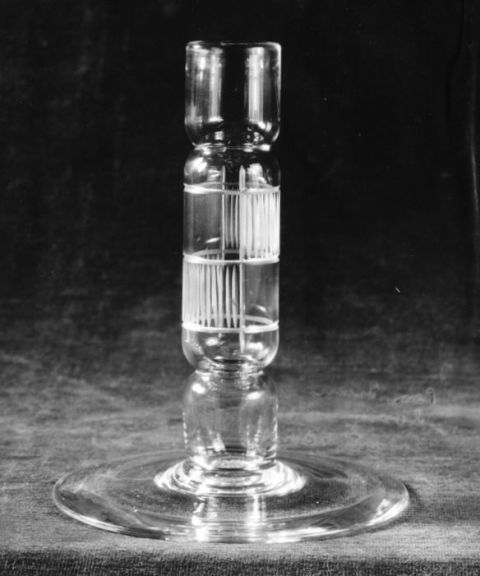7492 - Unknown Engraved Candlestick