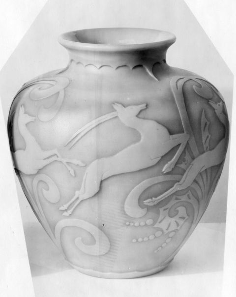 2683 - Unknown Acid Etched Vase