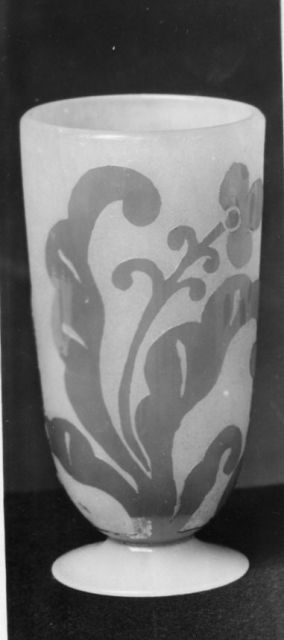 7443 - Unknown Acid Etched Vase