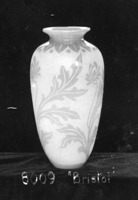 8009 - Unknown Acid Etched Vase