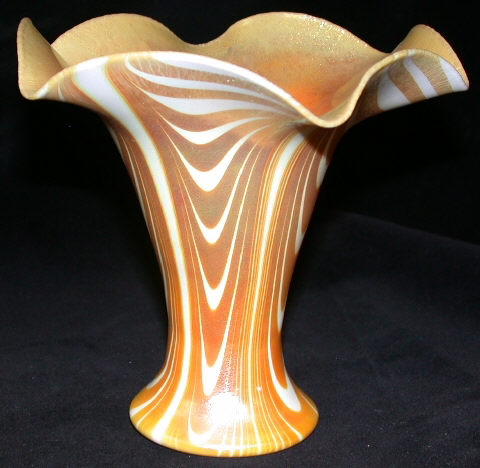 216 - Opal Iridescent Vase