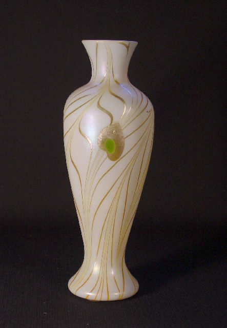 280 - Opal Iridescent Vase