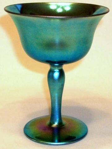 1044 - Blue Aurene Iridescent Sherbet