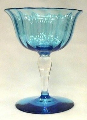 1692 - Celeste Blue Transparent Sherbet