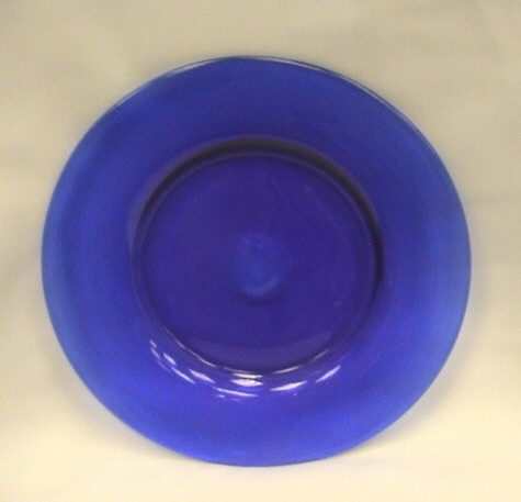 2028 - Flemish Blue Transparent Plate