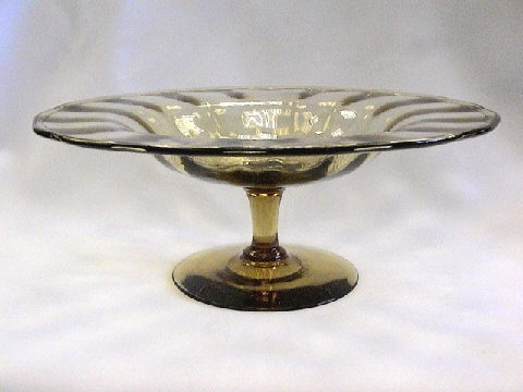 2760 - Amber Transparent Compote