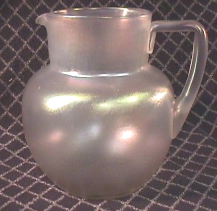 2892 - Verre de Soie Iridescent Pitcher