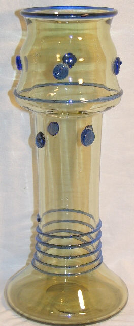 2894 - Amber Transparent Vase