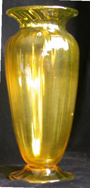 2908 - Bristol Yellow Transparent Vase