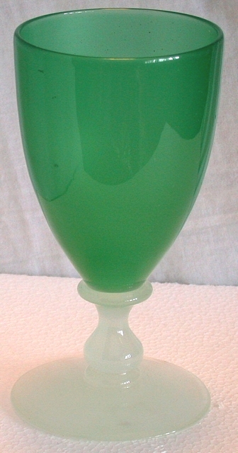 3086 - Green Jade Jade Goblet