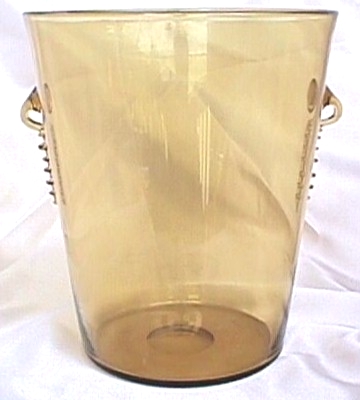 5138 - Amber Transparent Vase