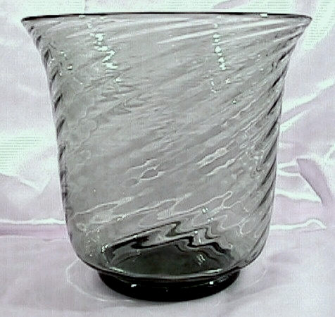 6030 - Sea Green Transparent Vase