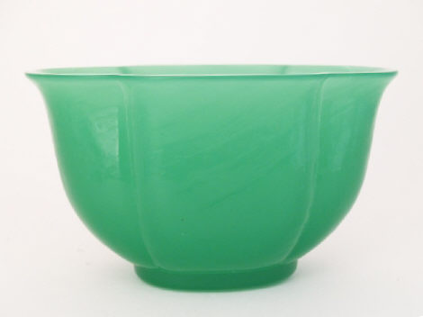 6415 - Green Jade Jade Bowl