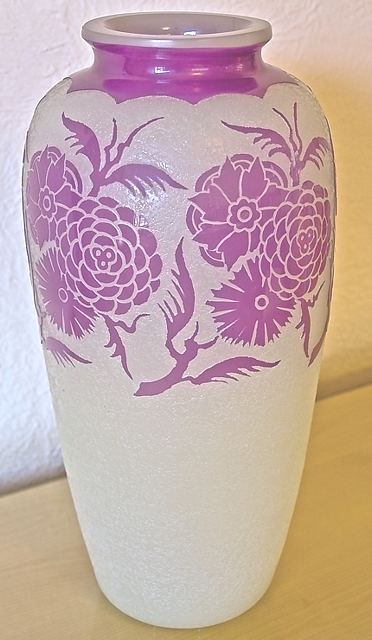 6468 - Acid Etched Vase