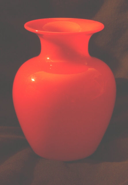6494 - Rouge Flamb Opaque Vase