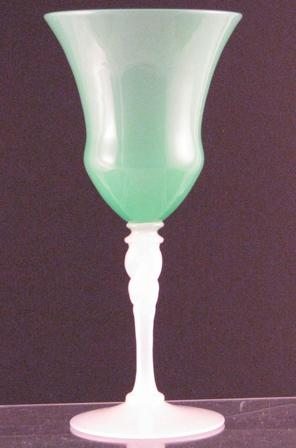 6523 - Green Jade Jade Goblet