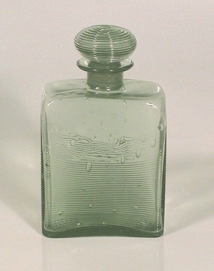 3463 - Spanish Green Transparent Bottle