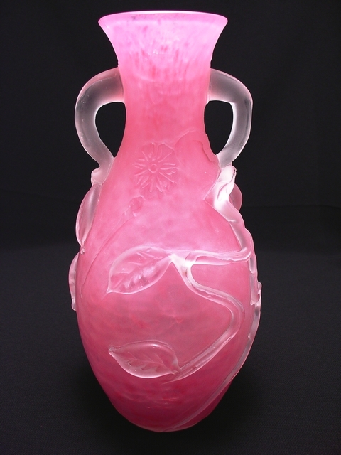 6766 - Rose Quartz Quartz Vase