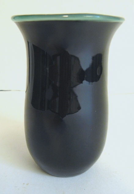 6767 - Mirror Black Translucent Tooth Brush Holder