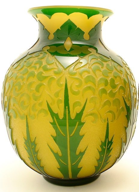 7095 - Acid Etched Vase