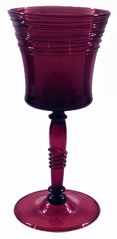 8315 - Amethyst Transparent Goblet