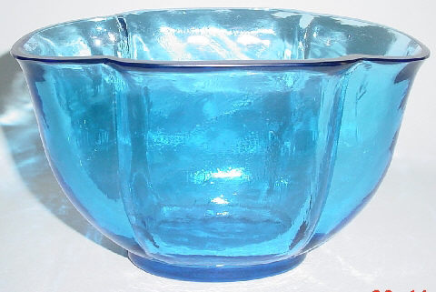 8549 - Celeste Blue Transparent Bowl
